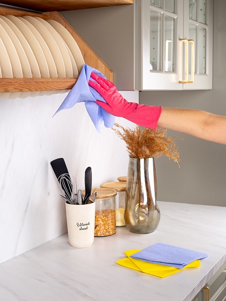 Салфетки вискозные Paclan Soft Universal, 38х40 см, 4 шт.