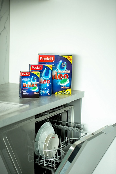 Специальная соль для посудомоечных машин Paclan Brileo, 1 кг