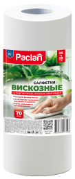 Салфетки вискозные в рулоне Paclan Practi Comfort, 25х35 см, 70 шт.