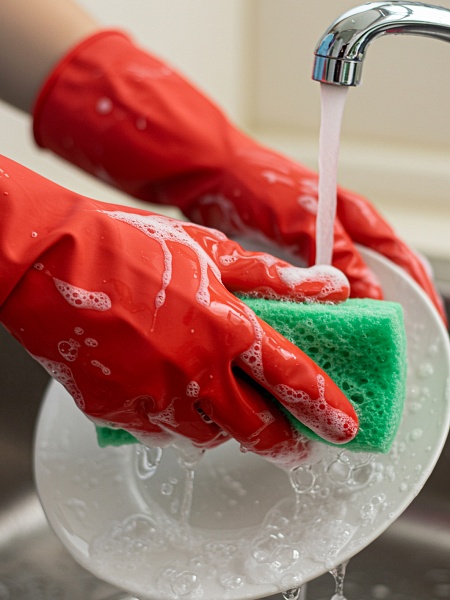 Перчатки резиновые Paclan с ароматом арбуза, S, M, L, 1 пара