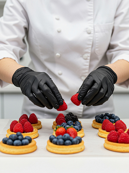 Перчатки нитриловые Paclan Professional, S, M, L, XL, 100 шт.