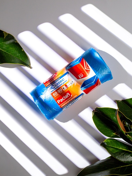 Пакеты для мусора Paclan Classic 60 л, 50 шт.