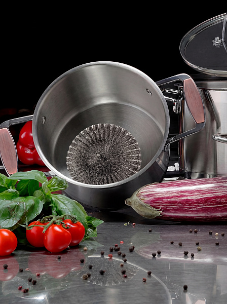 Мочалка металлическая Paclan Practi Maxi, 1 шт.