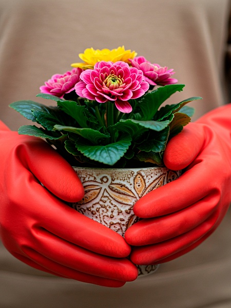 Перчатки резиновые Paclan с ароматом арбуза, S, M, L, 1 пара