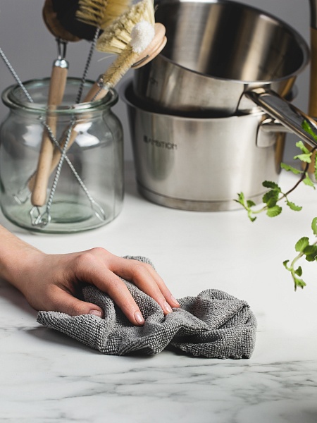 Салфетки из микрофибры Paclan for nature, 30х30 см, 3 шт.