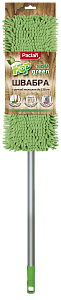 Швабра с насадкой из микрофибры и телескопической ручкой Paclan Soft Green MOP, 1 шт.