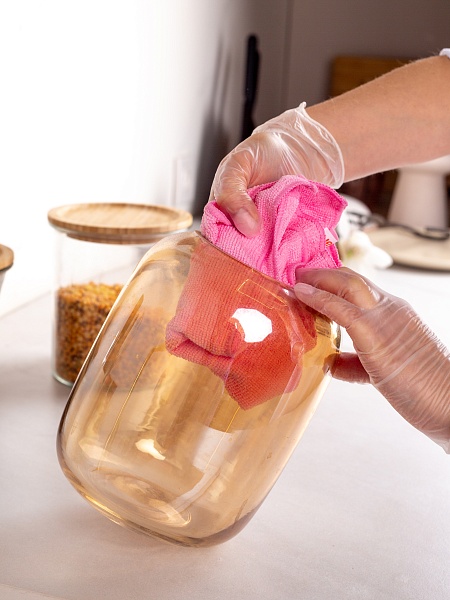 Набор салфеток из микрофибры Paclan De luxe, 30х30 см, 4 шт.